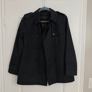 Coach Black Trench Coat